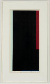 Olle Baertling, silkscreen in colours, 1951-68, signerad 145/300.