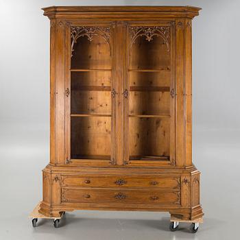 A vitrine cabinet, late 19th century.