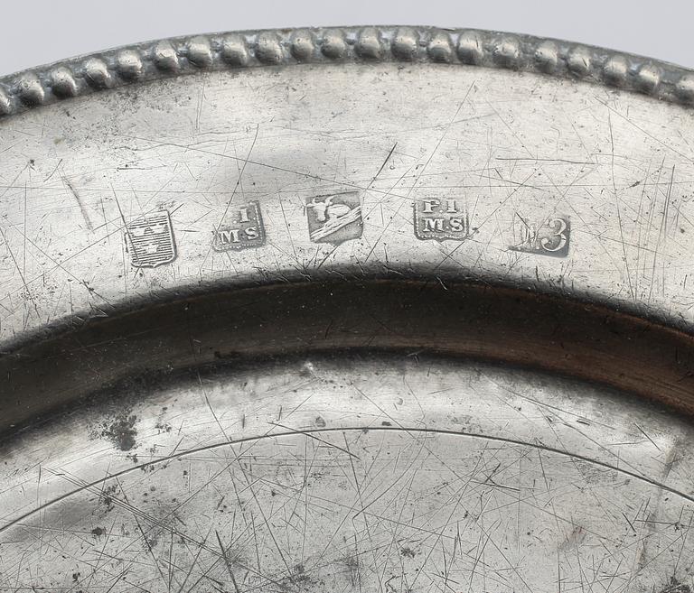 FAT, tenn, Pehr John Mattsson, Mariestad, 1827.