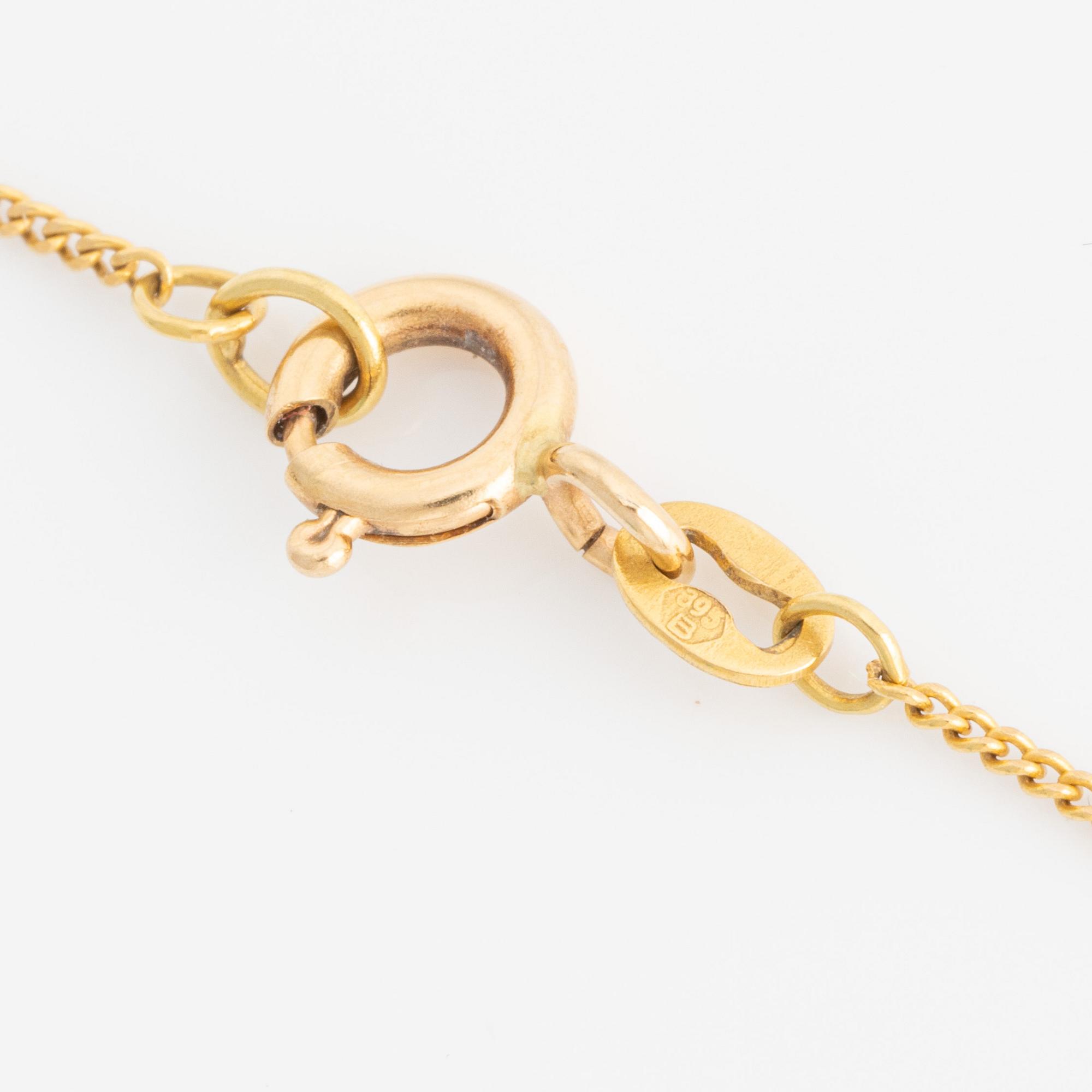 Hängsmycke med amazonit.