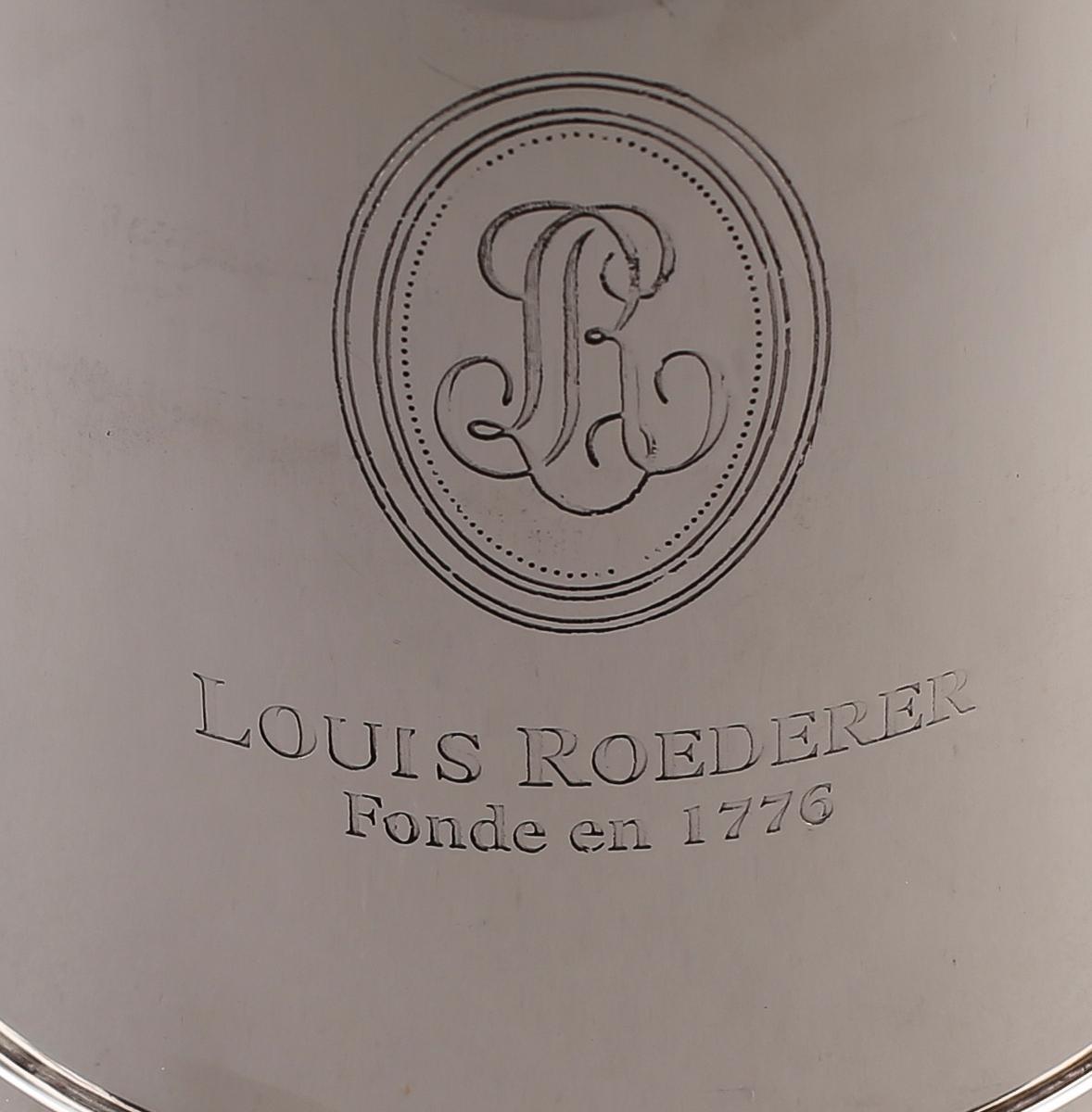 CHAMPAGNEKYLARE, nysilver, Louis Roederer, 1900-tal.