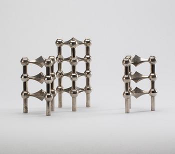 LJUSSTAKAR, 10 stycken, Ceasar Stoffi, Nagel, 1900-talets andra hälft.