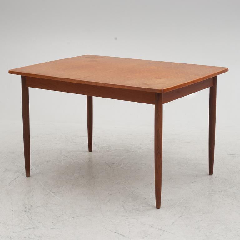 Matbord och sex stolar, 1960/70-tal.