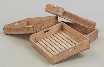 TRÄBACKAR, 4 st, 1900-talets mitt.
