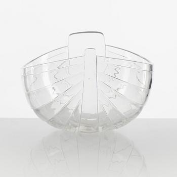 Gunnar Cyrén, a bowl, Orrefors, 1985.