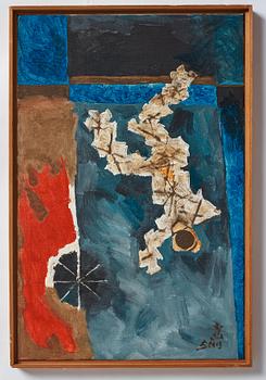 M. F. Husain, "Man on Moon".