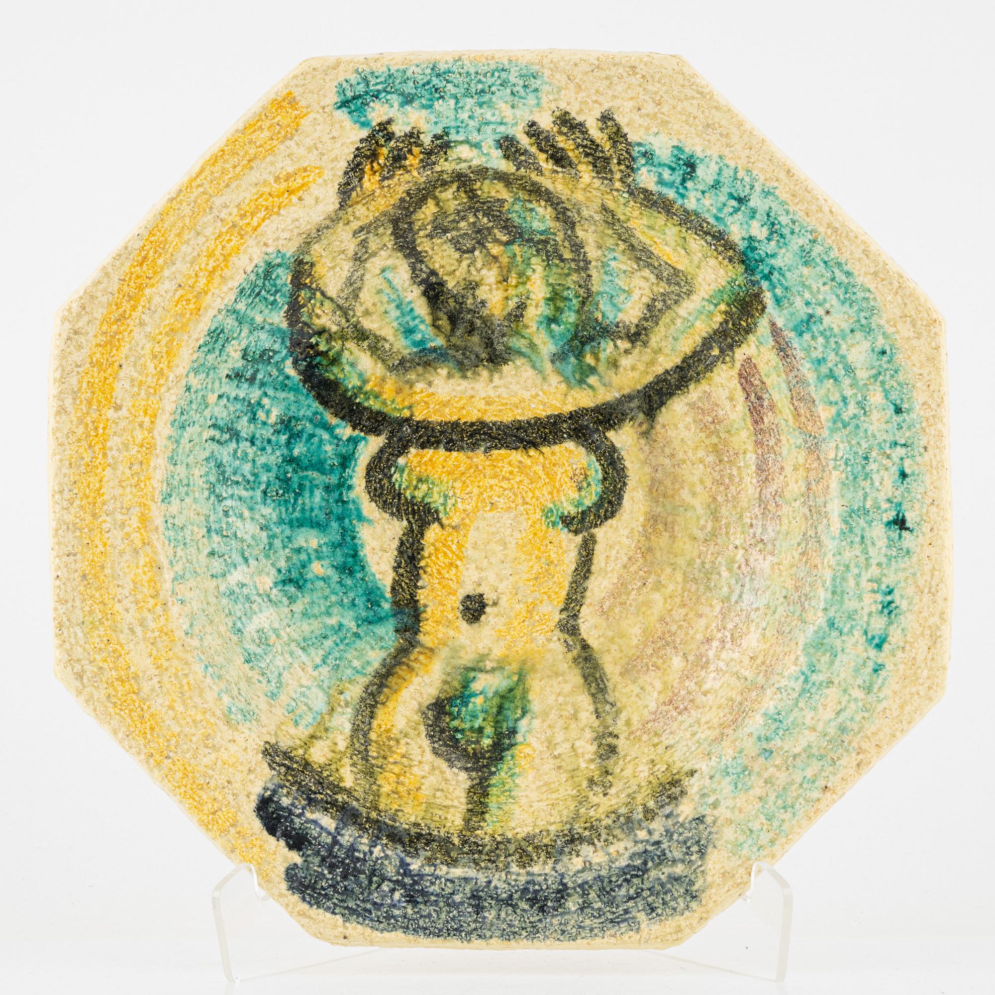 Isaac Grünewald, fat, Rörstrand, 1943.