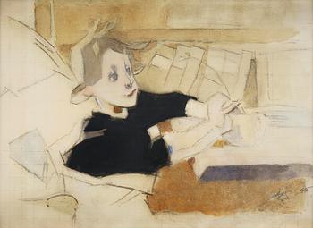 765A. Helene Schjerfbeck, "Konvalescenten".