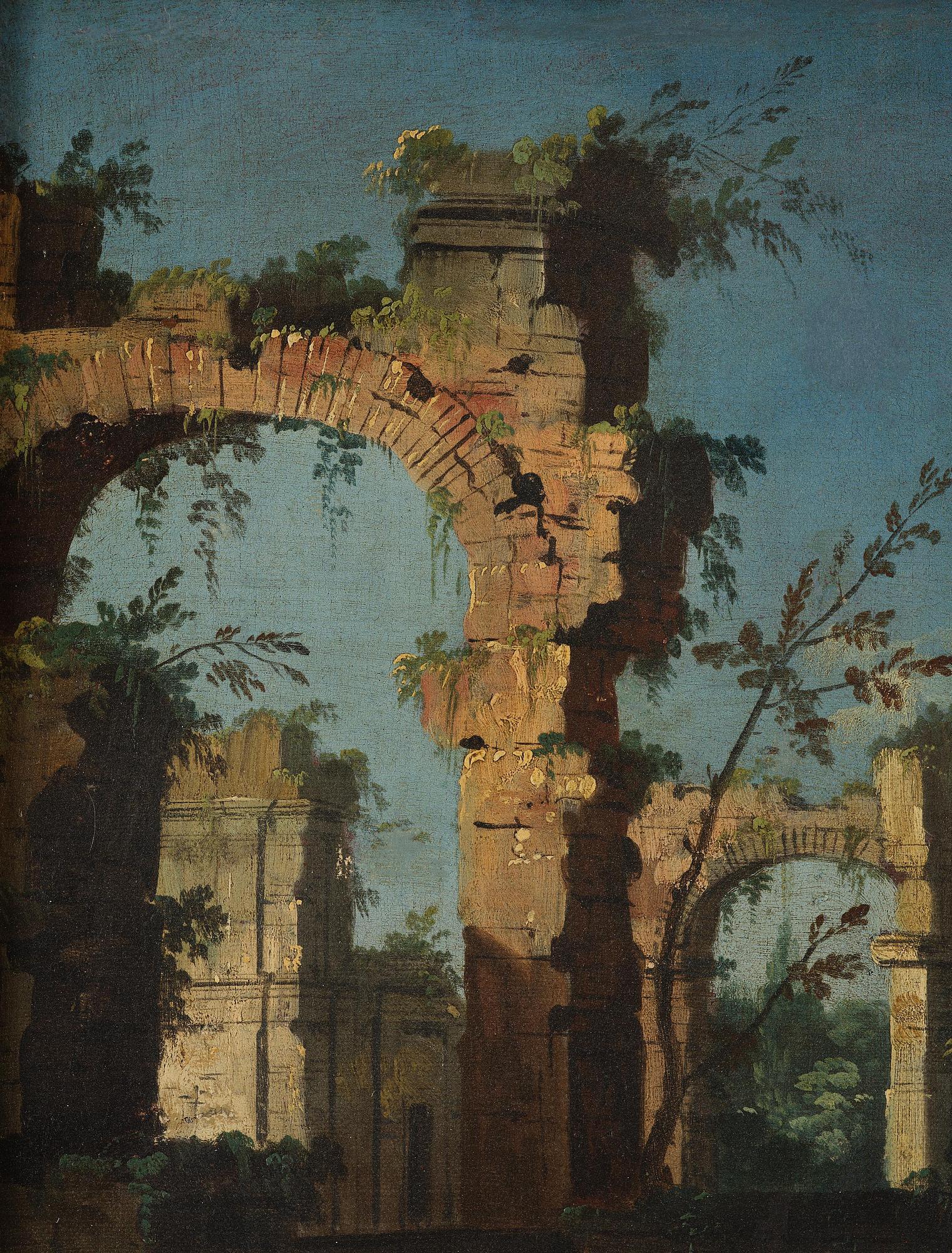 Giovanni Paolo Panini, hans krets, Ruinlandskap.