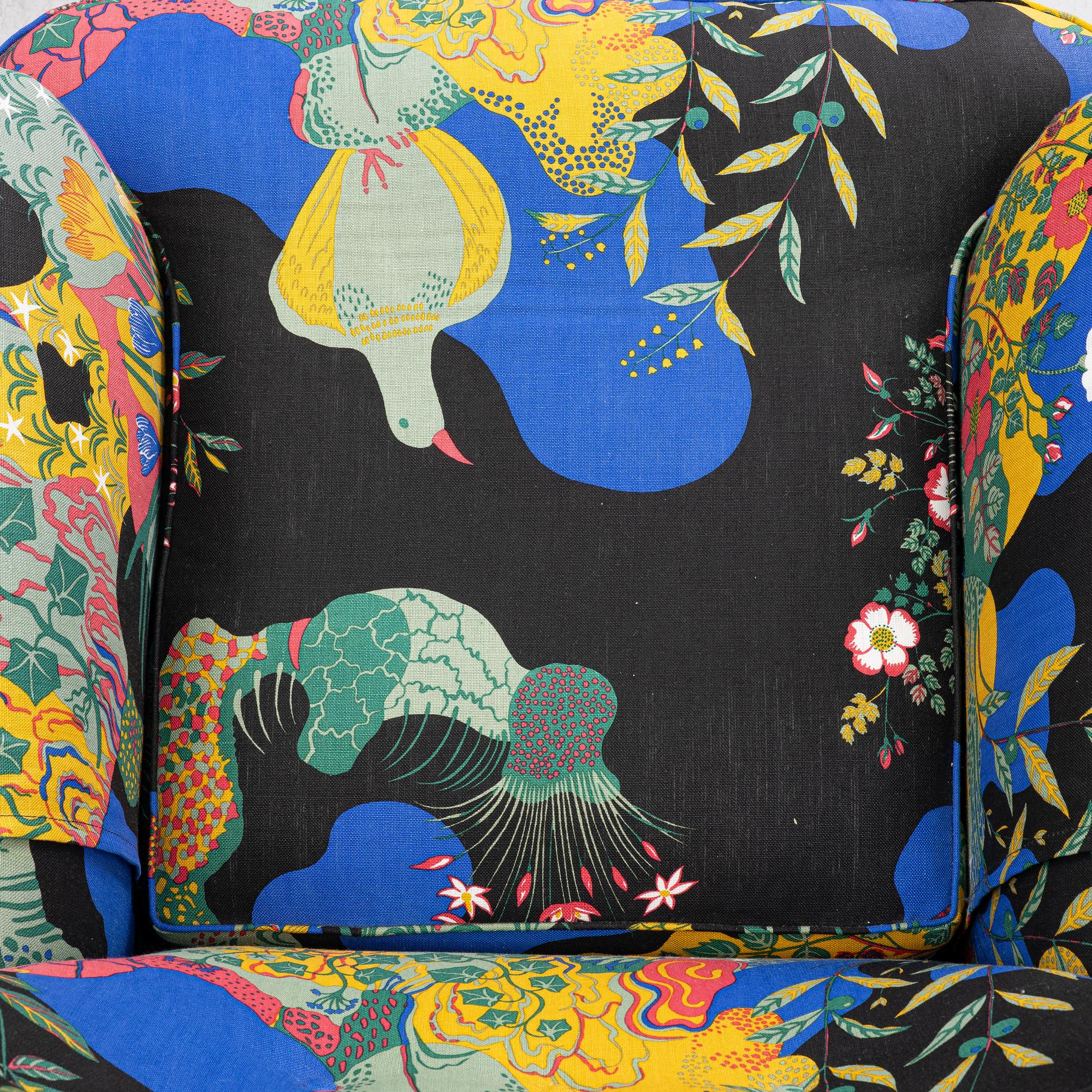 Josef Frank, fåtölj, modell 568, Firma Svenskt Tenn.