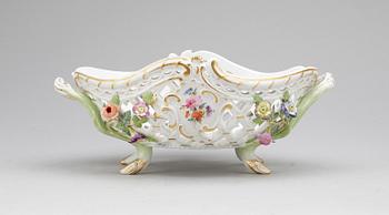 GALLERSKÅL, porslin, Meissen, 1800-talets senare hälft.