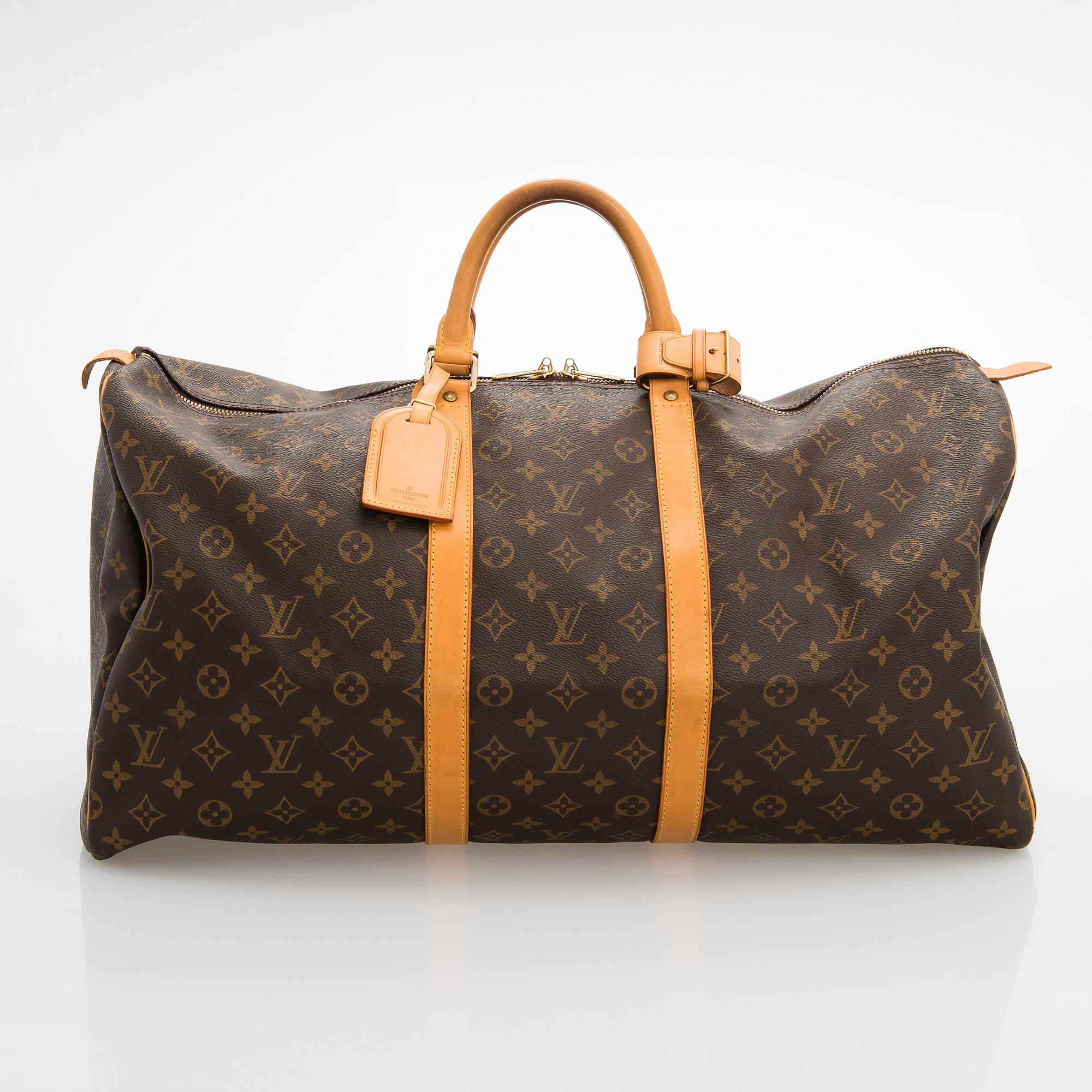 Louis Vuitton, A Monogram canvas 'Keepall 55' Bag.