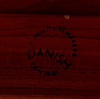 FÅTÖLJER, 1 par, Danmark, 1900-talets andra hälft.