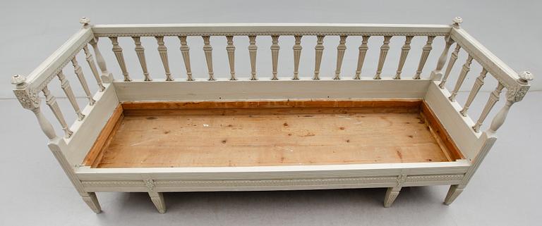 SOFFA, gustaviansk stil, 1800-tal.