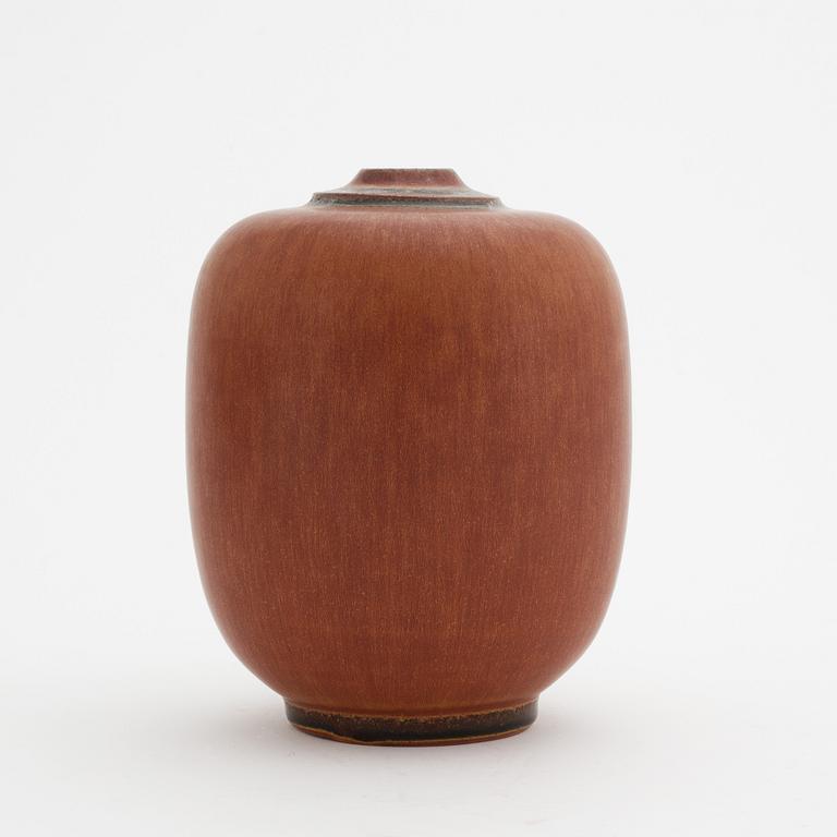 Erich & Ingrid Triller, a glazed stoneware vase/urn, Tobo.
