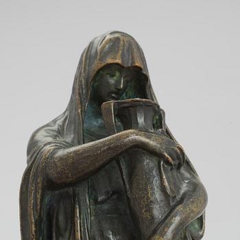 HUGO ELMQVIST, tillskriven, brons, gjutarmärkt A.B. E. GJ-metod, Stockholm.