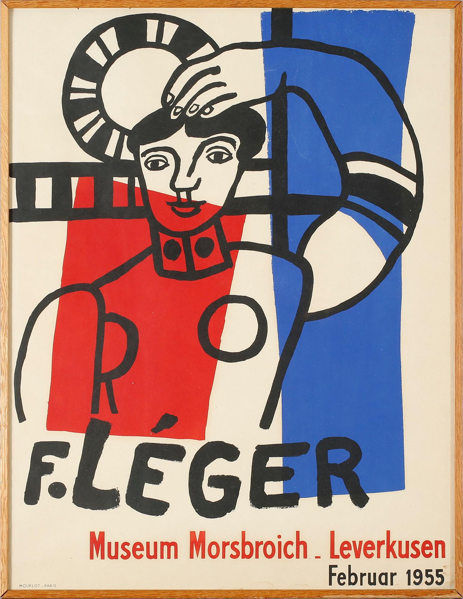 FERNAND LÉGER, after, poster, Mourlot, Paris.