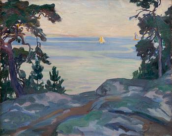 SANTERI SALOKIVI, SAILING BY THE COAST.