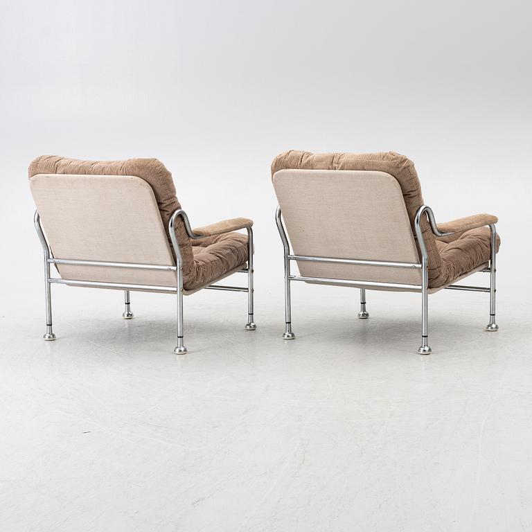 Jan-Eric Bengtsson,  a pair of "Häger" armchairs, IKEA, 1970s.