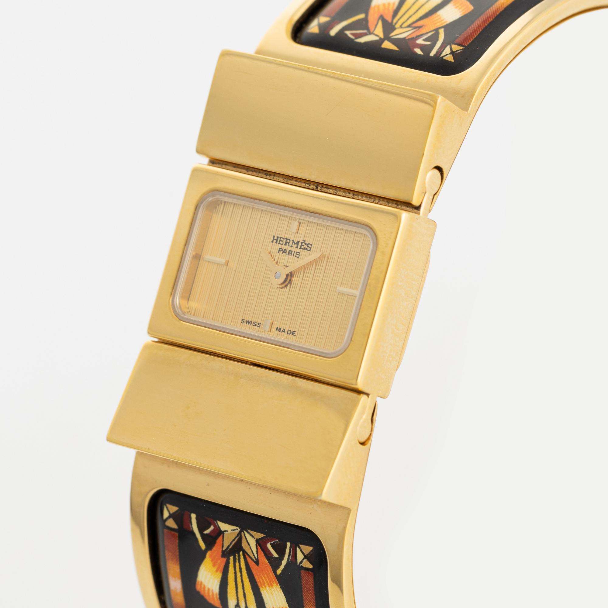 Hermès, 'Loquet', wristwatch, 19 mm.