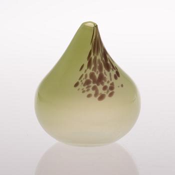A "Pear 3278" art glass piece signed Tapio Wirkkala Iittala, designed in 1947.