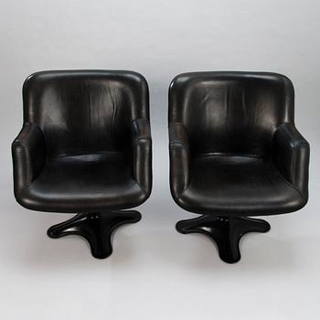 YRJÖ KUKKAPURO, fåtöljer, ett par, "Junior", Haimi 1960-talets slut.