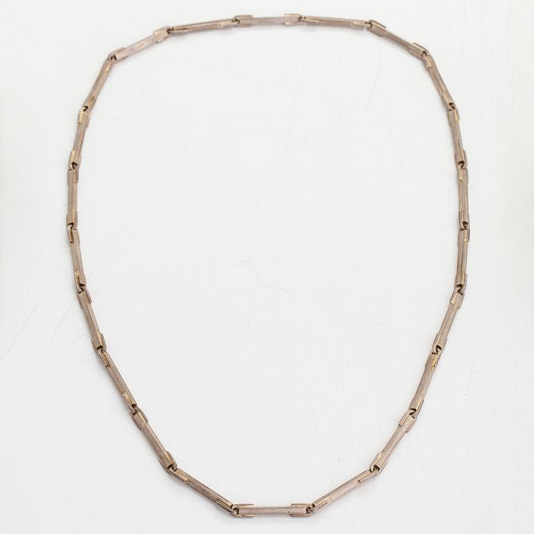 Björn Weckström, halsband, silver. Lapponia 1979.