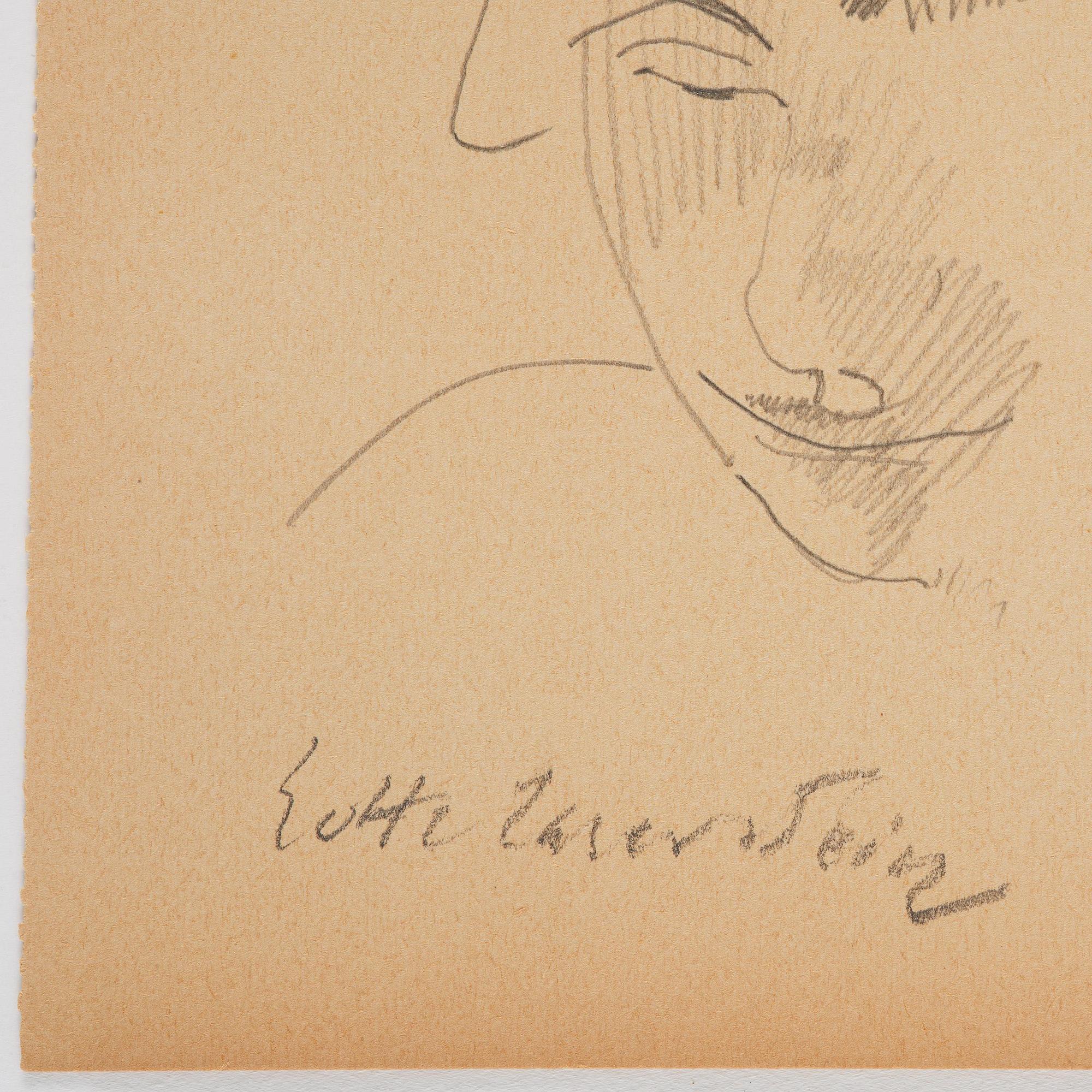 Lotte Laserstein, Självporträtt i hatt.