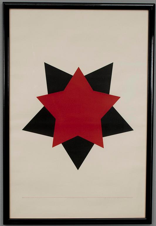 LEONHARD LAPIN (ESTLAND), serigrafi, 27/32, sign. och dat. 1990.