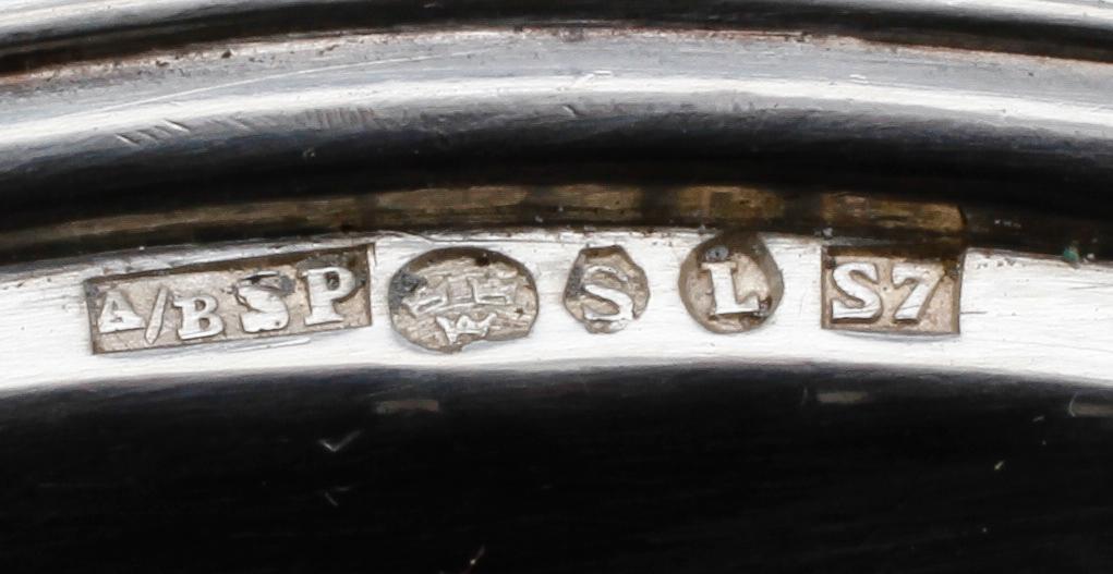 FAT, 3 st, silver, svenska stämplar, 1900-talets första hälft. Vikt ca 1266 gram.