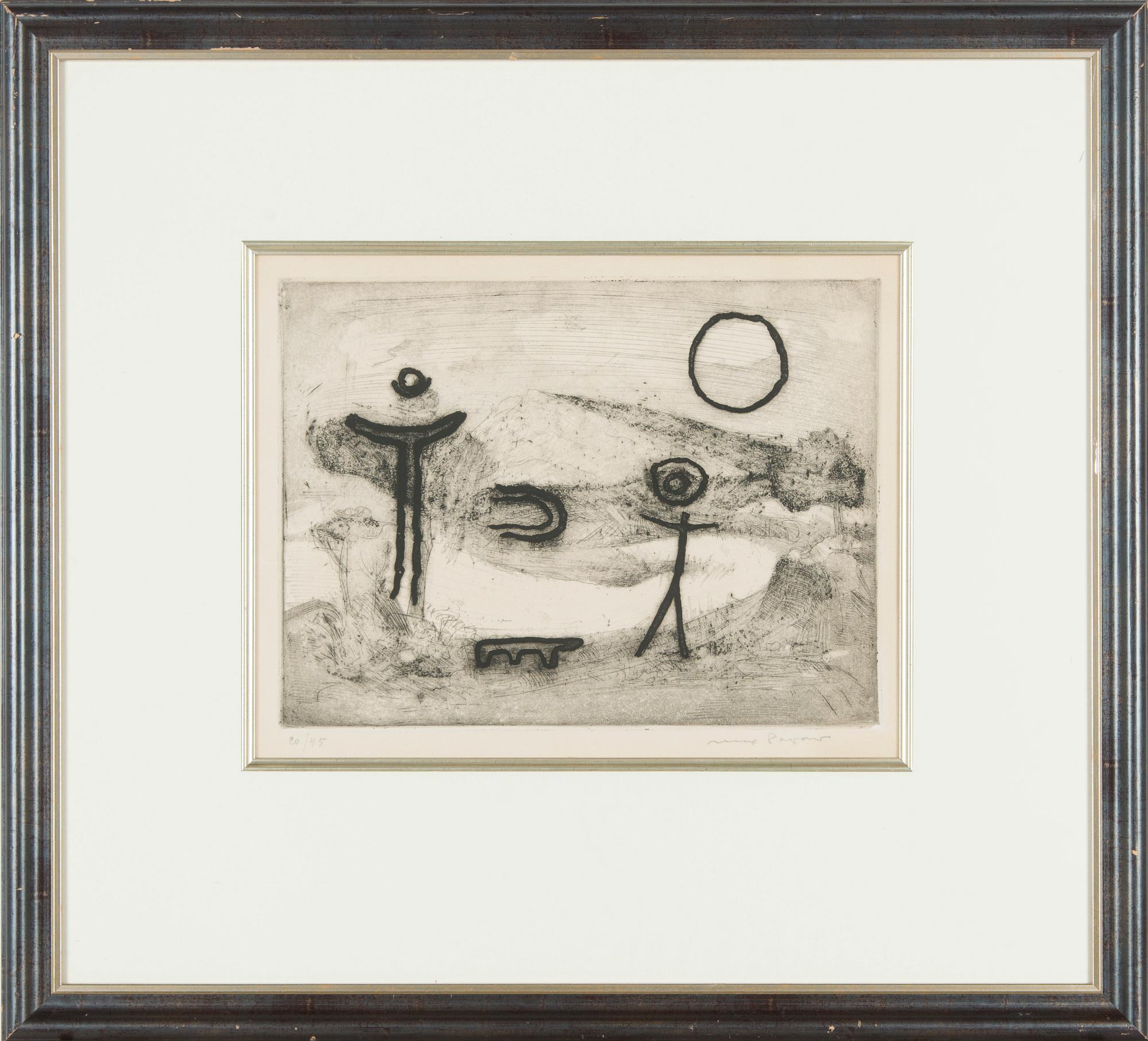 Max Papart, "Promenade dance un paysage".