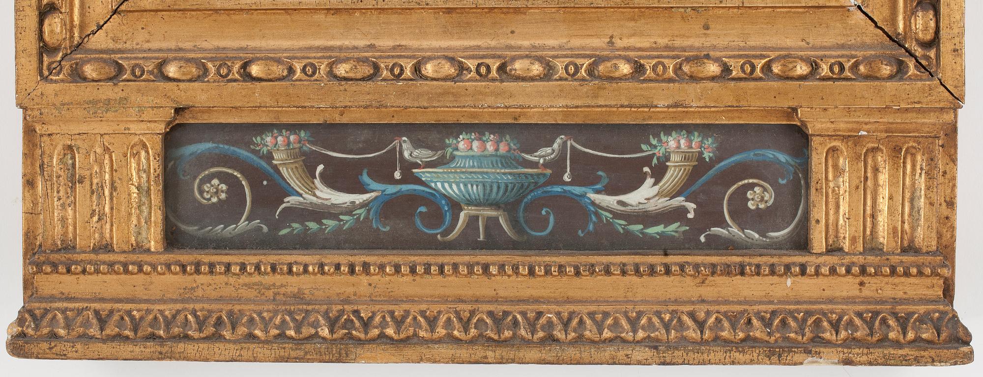 SPEGEL, sengustaviansk, omkring år 1800.