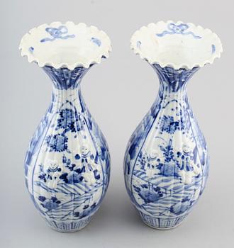 VASER, 1 par, porslin, Japan, 1900-tal.