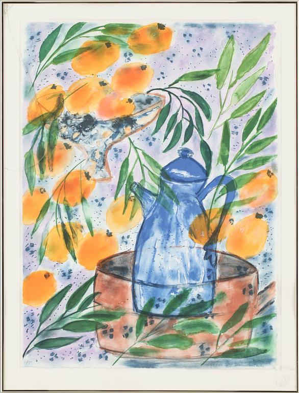 LENA LINDERHOLM, 2 st, litografier, signerade och numrerade PT och EA.