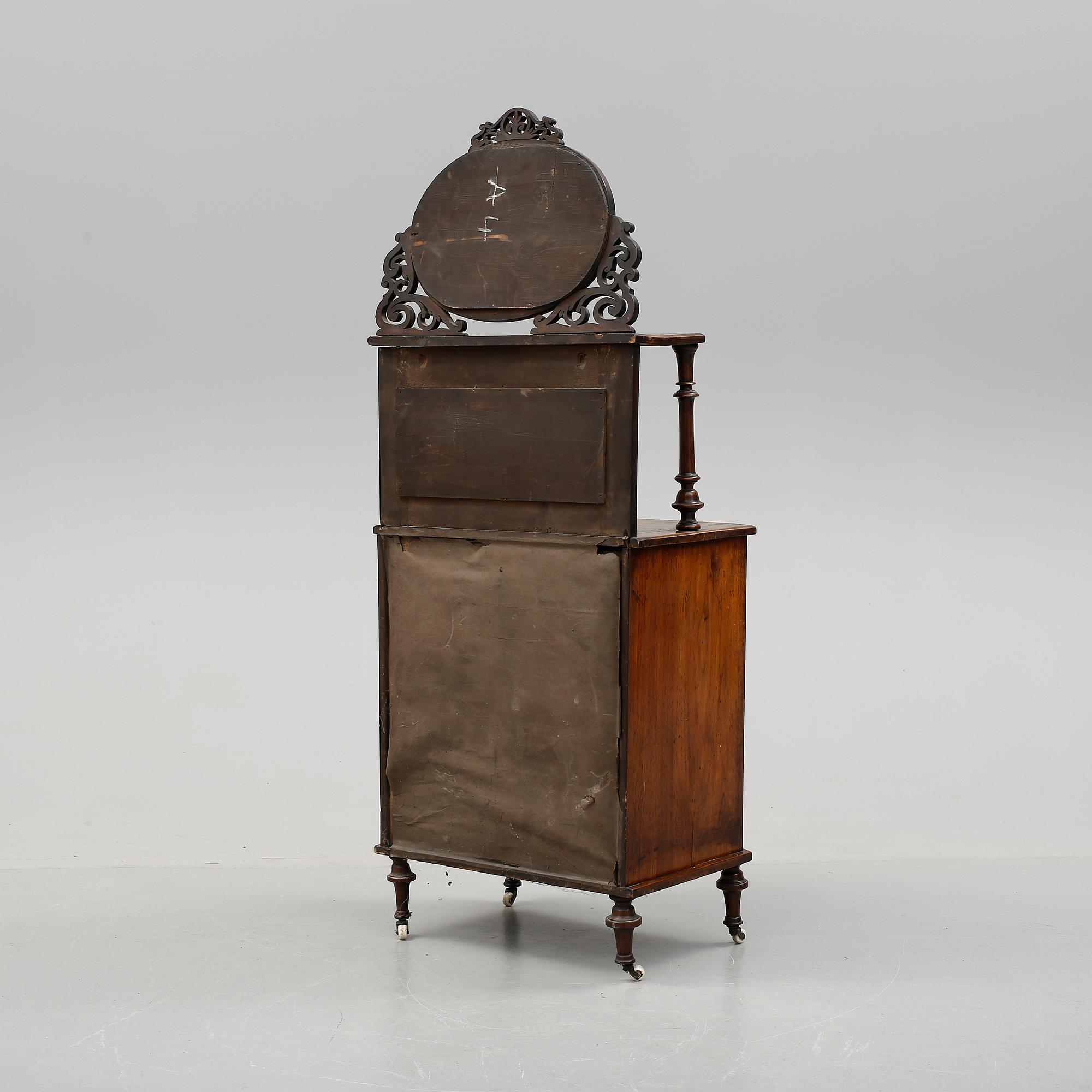 SKÅP/TOALETTMÖBEL, 1800-tal.