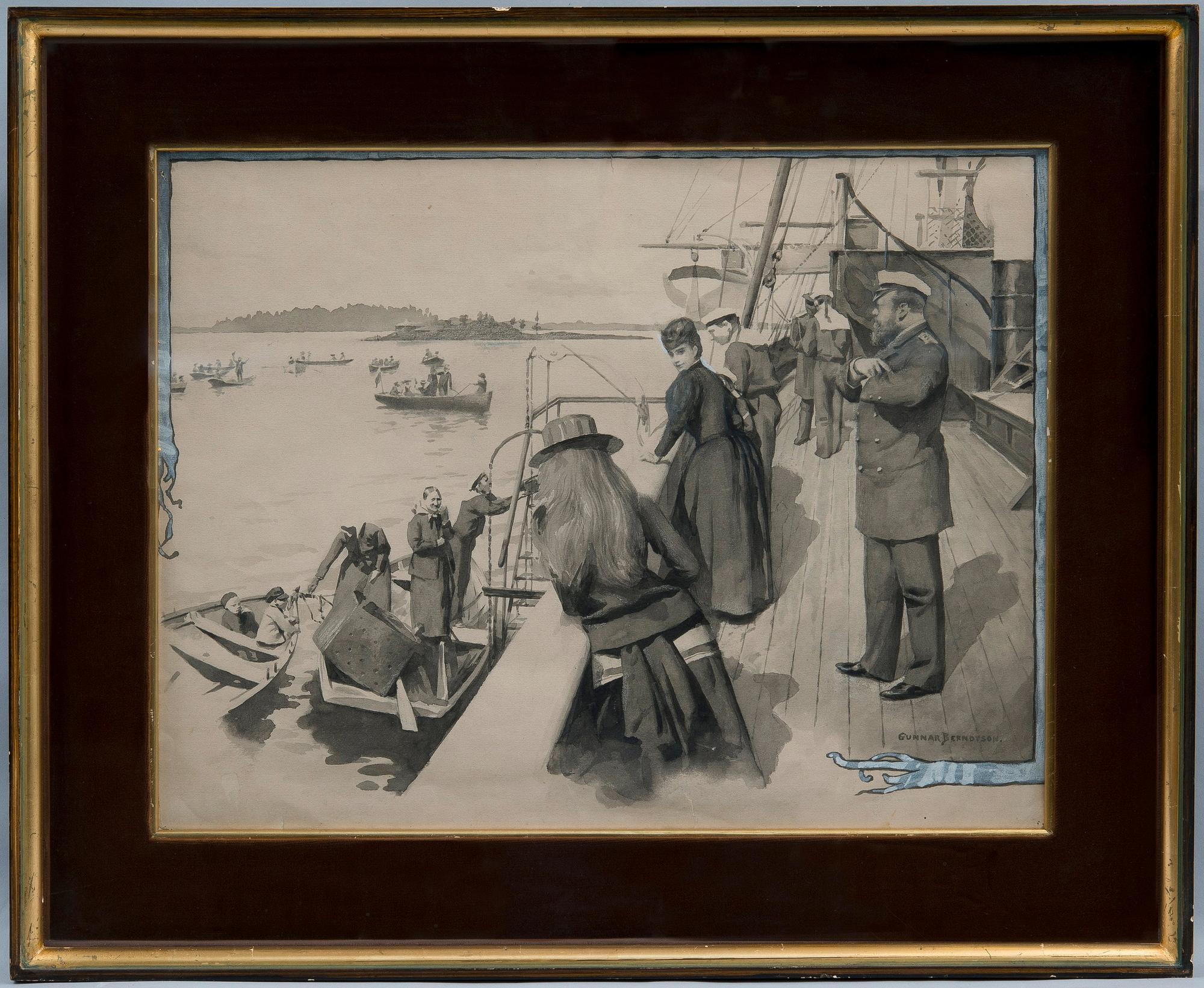 Gunnar Berndtson, EMPERORS JOURNEY IN THE ARCHIPELAGO OF GULF OF FINLAND.