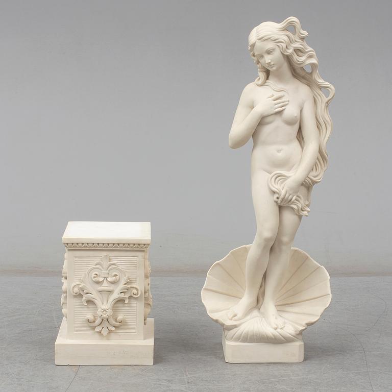 SANDRO BOTTICELLI, after. A reconstituted marble sculpture from Kosmolux, Italy.