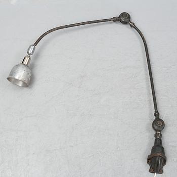 A 'Triplex-Pemdel' industrial lamp, mid 20th Century.