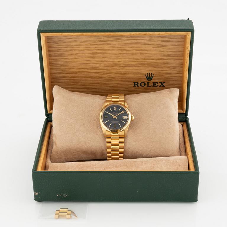 Rolex, Datejust, "Mid-Size", wristwatch, 31 mm.