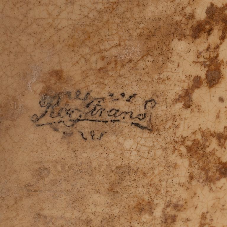 Ytterfoder, majolika Rörstrand, omkring år 1900.