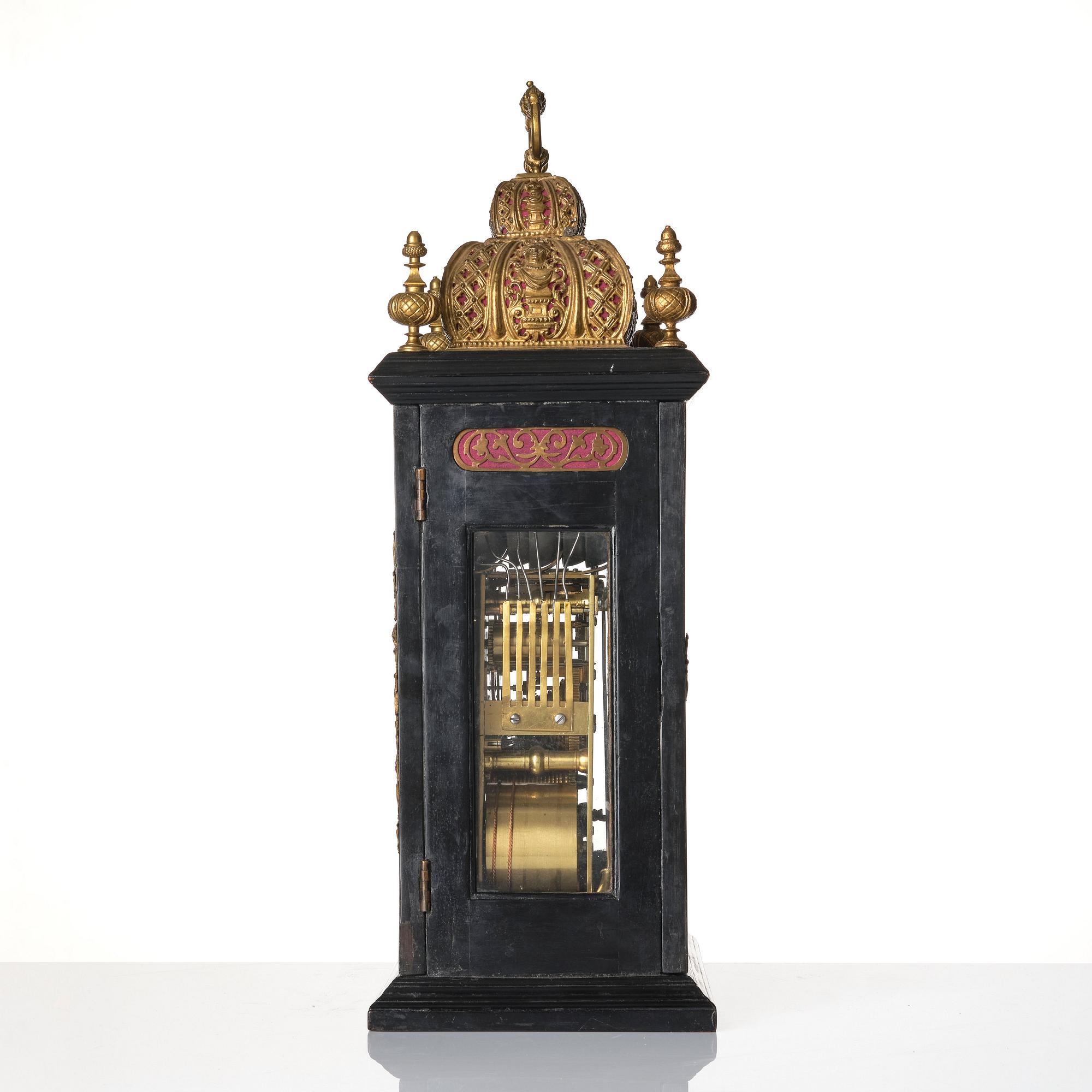 Biblioteksur, märkt "Markwick London", omkring år 1700, Barock.