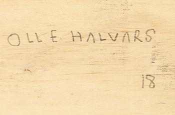 Olle Halvars, Portrait in half-figure.