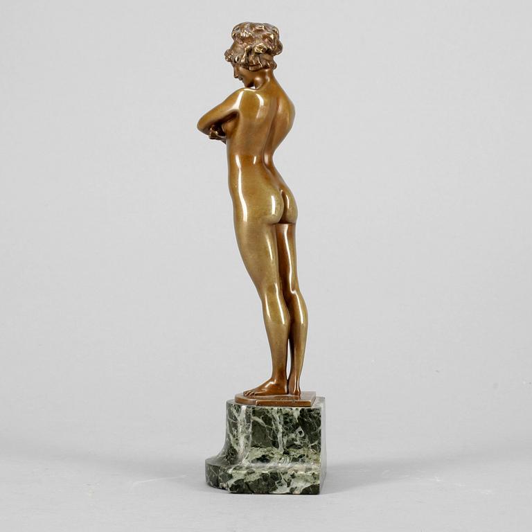 SKULPTUR, brons, signerad Philippe Fec, 1900-talets första kvartal.