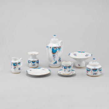 17 pcs tableware by Lomonosov, second half of the 20th century.
