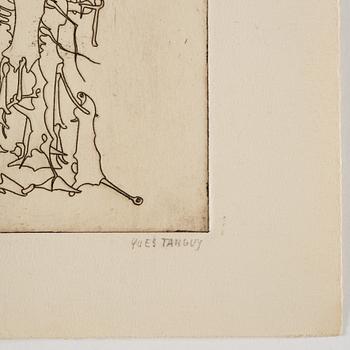 Yves Tanguy, "Composition B, from Le Mythe de la Roche percée".