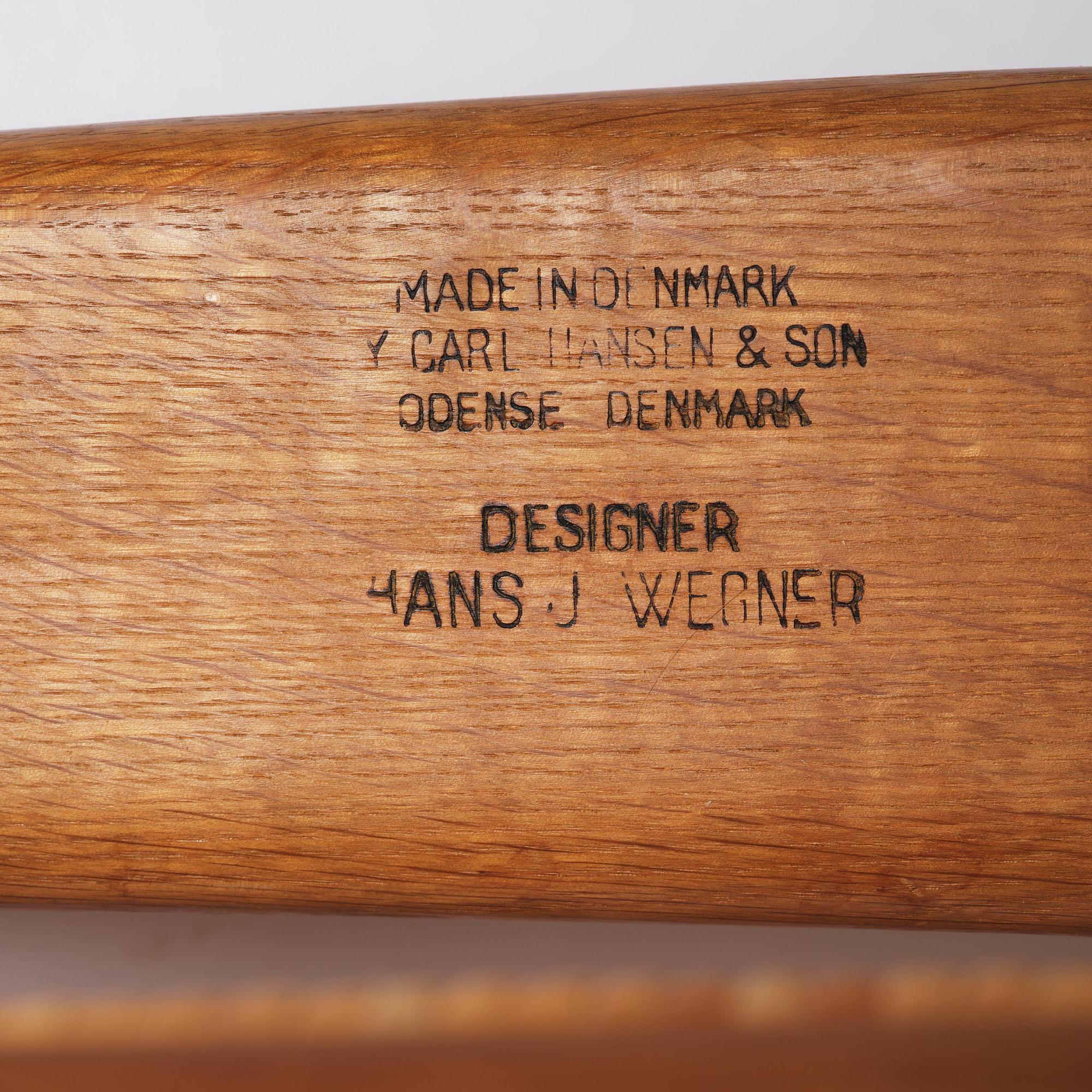 Hans J. Wegner, fåtölj, "CH27", Carl Hansen & Son, Danmark, 1950-tal.