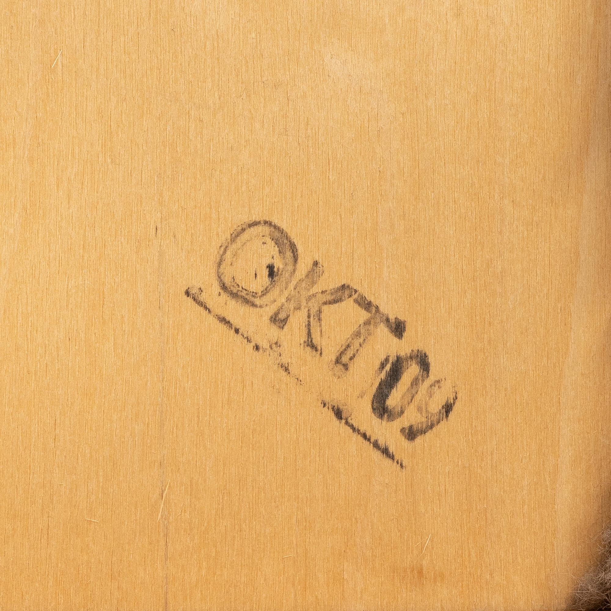 Yngve Ekström, fåtölj med fotpall, "Lamino", Swedese.