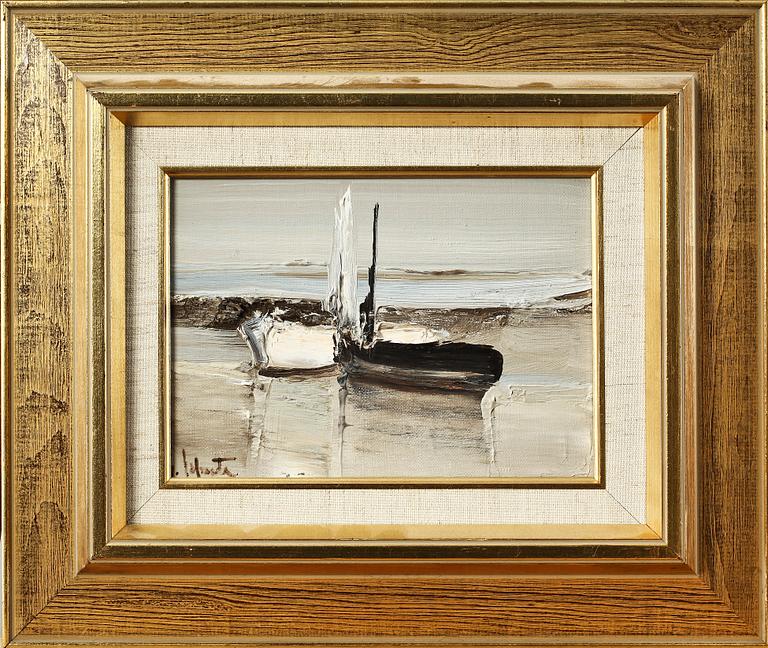 GEORGES LAPORTE, olja på duk. Sign.