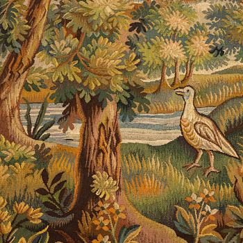 Vävda tapeter, 3 delar, gobelängteknik, omkring år 1900-1900-talets första hälft.