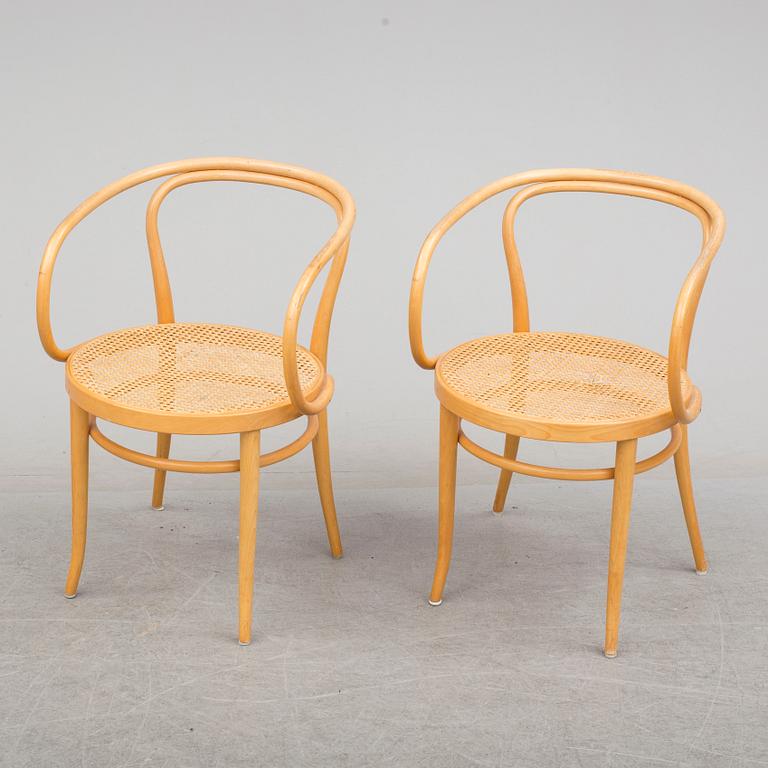 KARMSTOLAR, 6 st, Thonet, 1900-talets mitt.